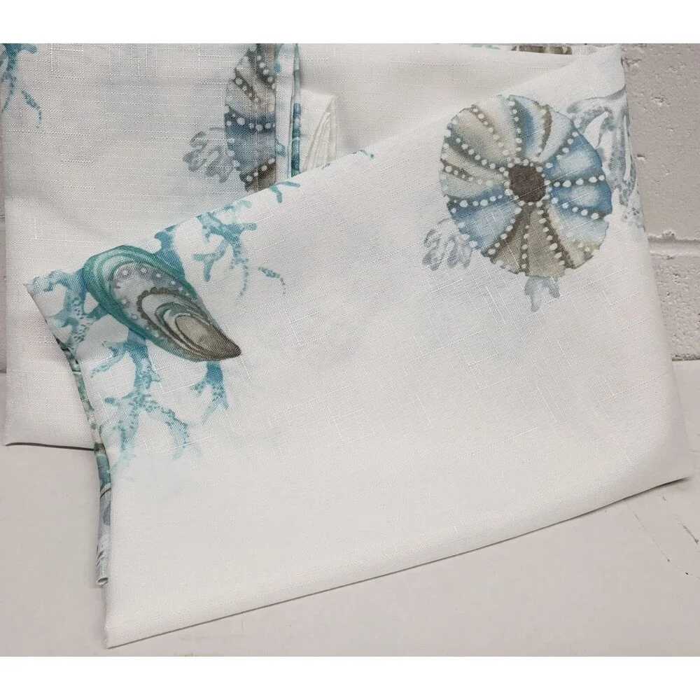 Printed Textured Fabric Tablecloth, 60